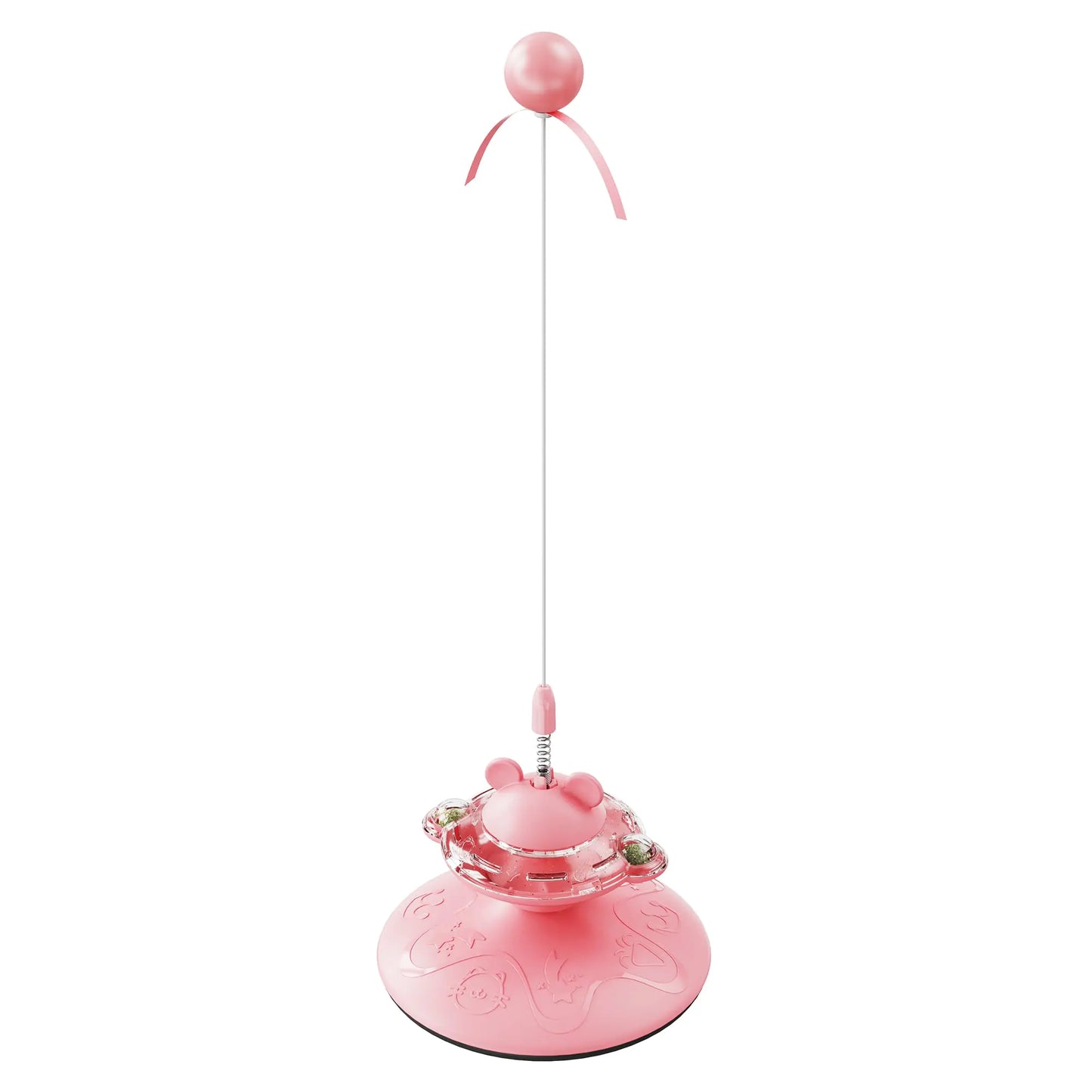 Multifunctional Interactive Cat Toy for Indoor Cats – Puzzle Feeder, Scratcher & Teaser