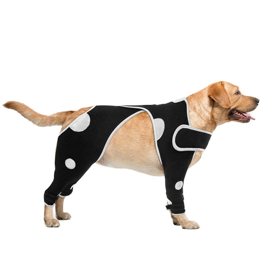 Dog Recovery Sleeves – Elbow Protection to Prevent Licking & Biting, Alternative to Cone (Size L)