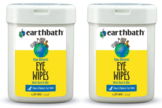 earthbath Gentle Eye Wipes for Pets - Fragrance-Free