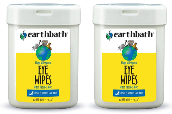 earthbath Gentle Eye Wipes for Pets - Fragrance-Free