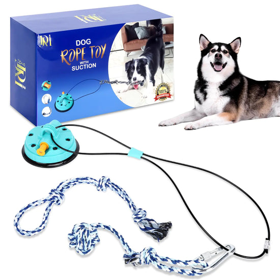 Durable Suction Rope Dog Toy – Tough Chew for Puppies & Big Dogs