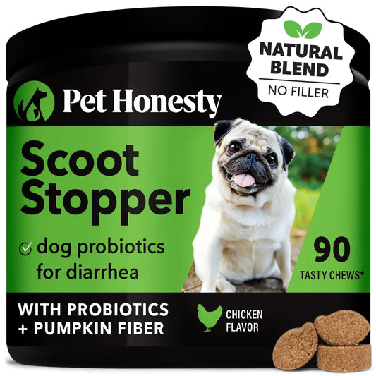 Pet Honesty Scoot Stopper – Dog Digestive & Anal Gland Support