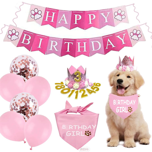 Waghaw Dog Birthday Party Supplies