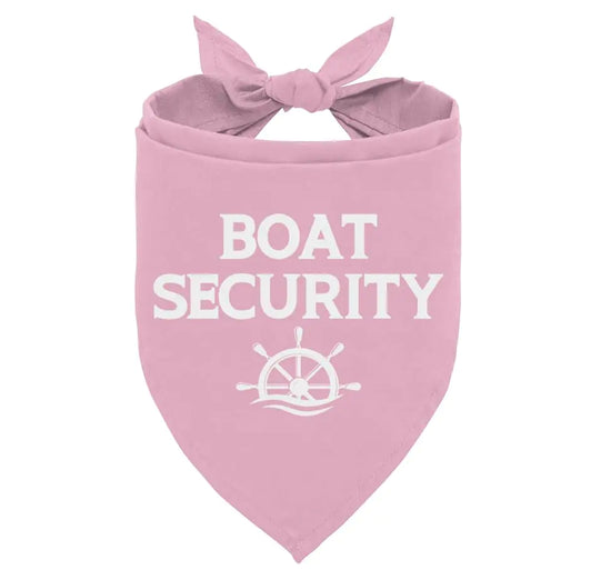 Pink Nautical Canine Bandana