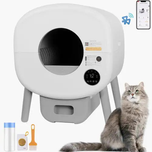 AutoClean Smart Cat Litter Box, High Capacity Self-cleaning Unit
