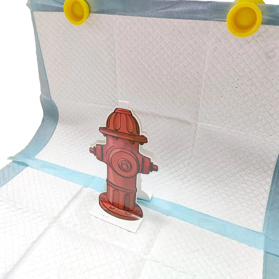 10-Pack Hydrant-Shape Dog Training Pads