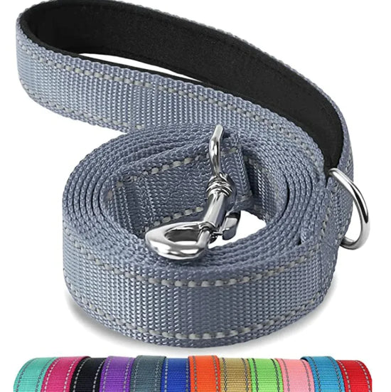 Reflective Pet Leash with Hand Grip